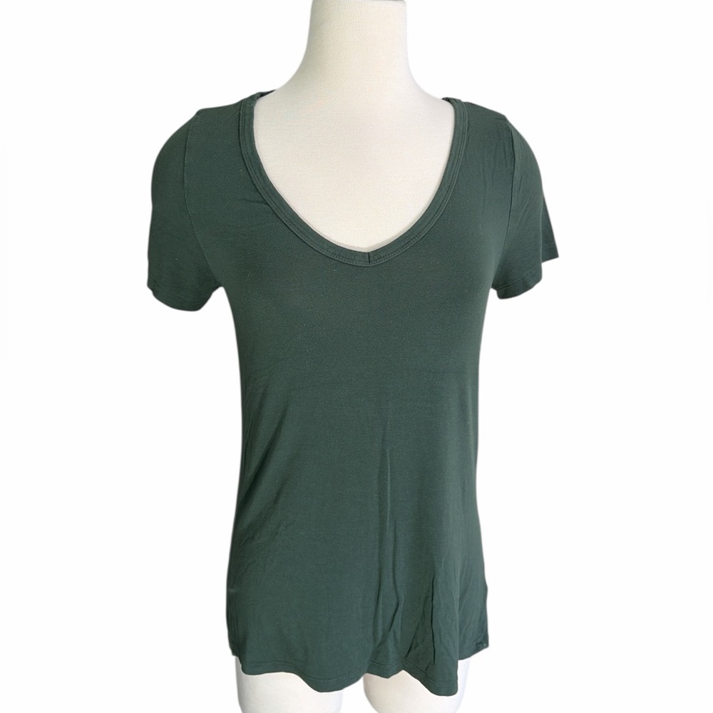 Merona Women’s Dark Green Short Sleeve Tee Size Small